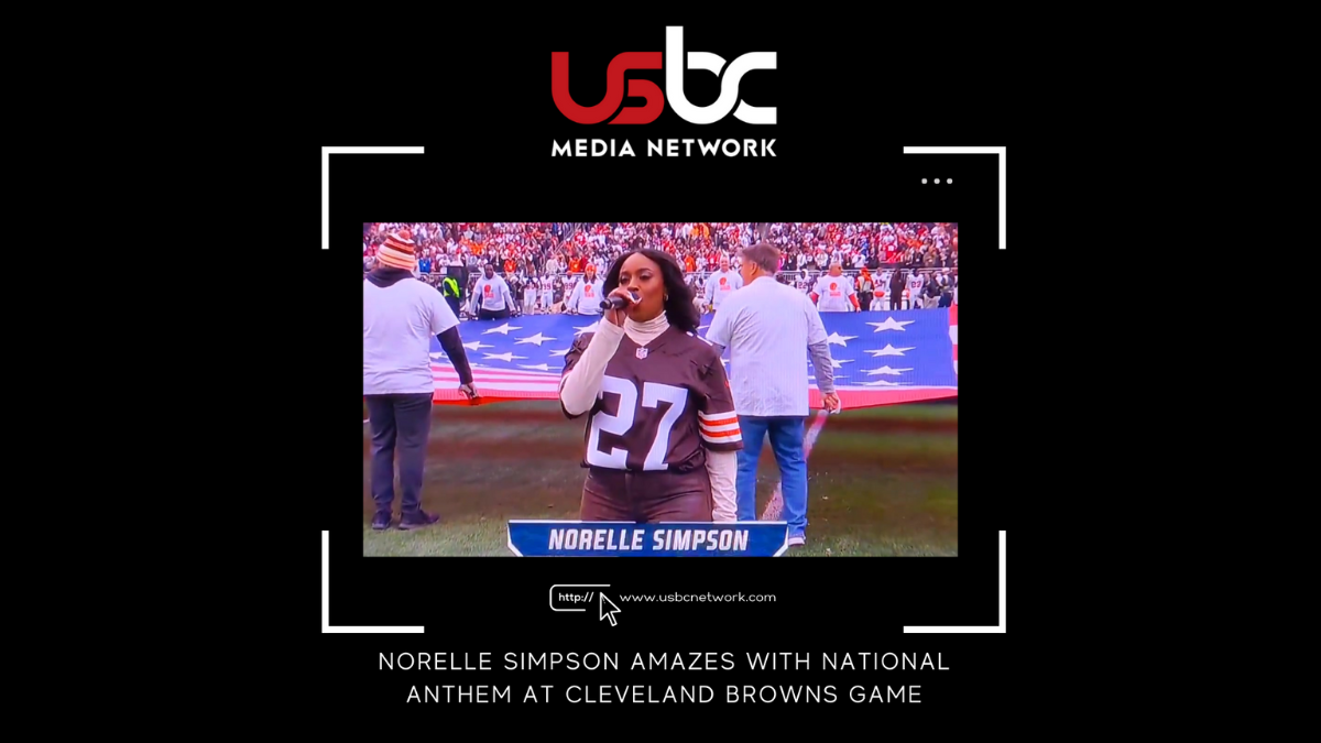 Cleveland Native Norelle Simpson Amazes with National Anthem at Cleveland Browns Game