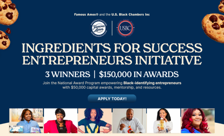 Ferrero North America, Partners with the U.S. Black Chambers, Inc., for its 2024 Famous Amos Ingredients for Success Entrepreneurs Initiative