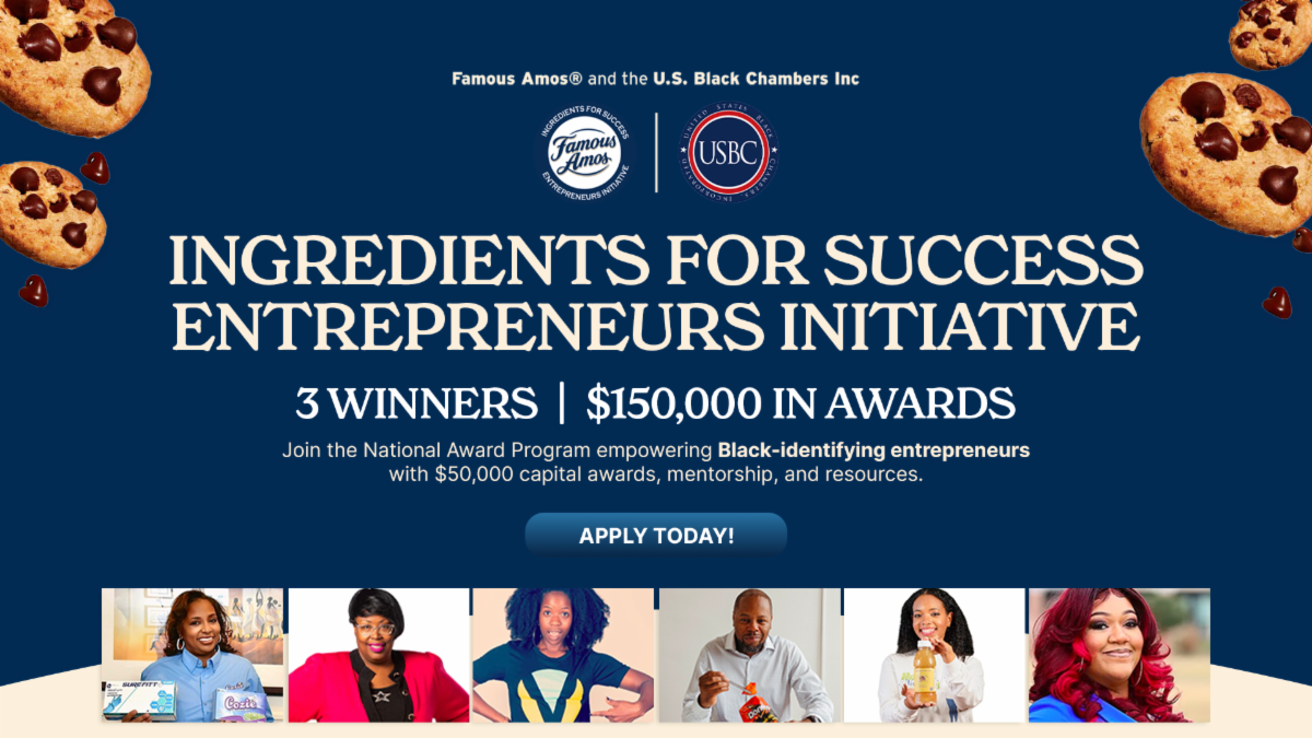 Ferrero North America, Partners with the U.S. Black Chambers, Inc., for its 2024 Famous Amos Ingredients for Success Entrepreneurs Initiative