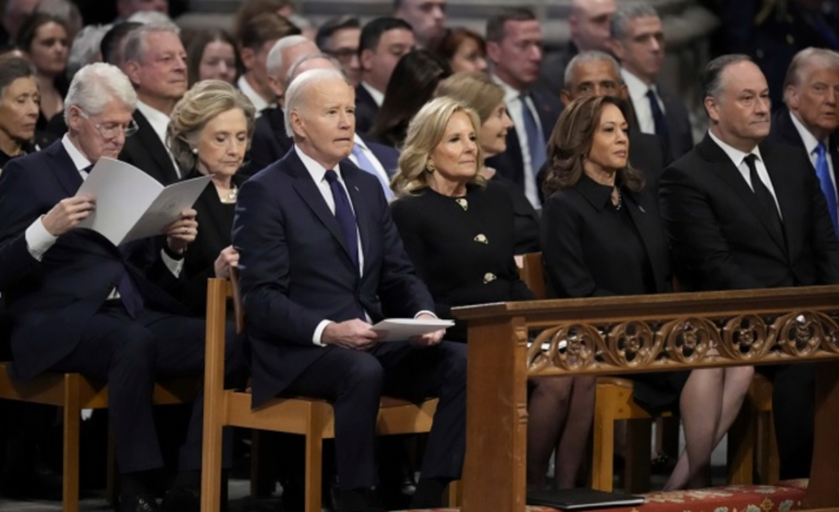 Jimmy Carter’s Funeral Unites Presidents in a Rare Moment of Reverence